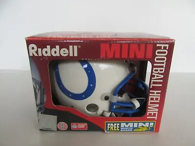 Vtg 1996 Indianapolis Colts NFL Mini Football Riddell Helmet W/ Box (NOS) • $19.95