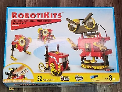 Motorized Robot Kit Model OWI-891 Robotikits EM4 Educational Kit NEW IN OPEN BOX • $16.99