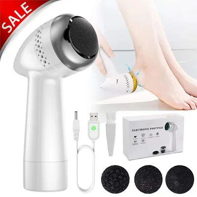 £8.99 • Buy Electric Callus Foot File Remover Hard Skin Pedicure USB Rechargeable Tool