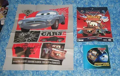 Unidentified Flying Mater UFM Story Book W Bonus Posters Disney Pixar Cars Toon • $12.99