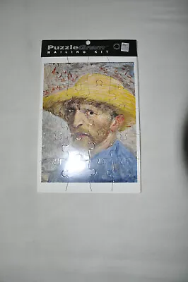 Puzzle Gram Mailing Kit Van Gogh Self Portrait With Straw Hat Paris - Summer 188 • $4