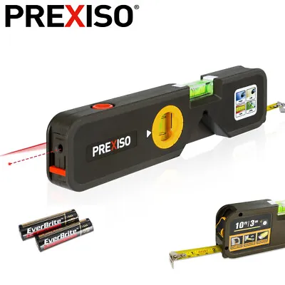 PREXISO 4-in-1 Laser Level 65Ft Alignment Point 10Ft Leveling Line Torpedo Level • $26.99