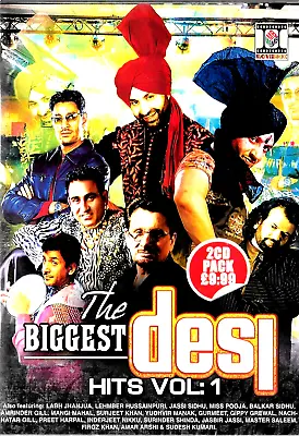 THE BIGGEST DESI HITS Vol. 1 - ORIGINAL BHANGRA 2CDs Set • £14.69