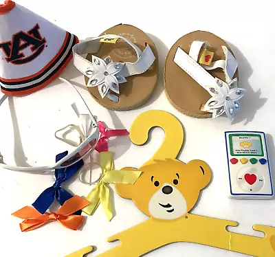 Build A Bear Accessories Shoes Sandals Flip Flops Radio MP3 Glasses Bows Lot • $7.99