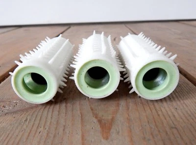 £10.99 • Buy Vintage Carmen Conditioning Curl Heated Hair Rollers Spare Medium Rollers X3 #C