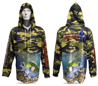 $62.95 • Buy New Killer Crank Camo Murray Cod Tournament Fishing Shirt All Kids & Adult Sizes
