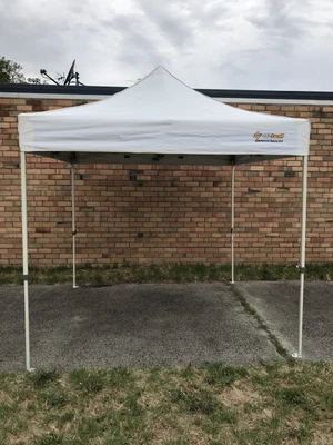 $375 • Buy OZtrail Commercial 2.4m Gazebo - White 4 Walls  2 Mesh 4 Base Pods  1/2 NEW COST