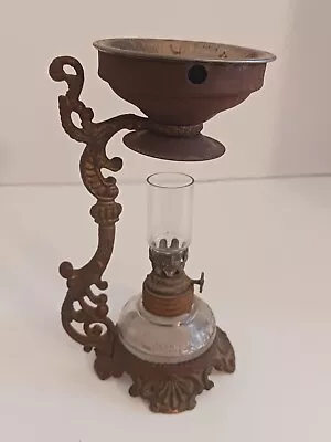 1800s Vapo Cresolene Kerosene Vaporizer With Chimney ALL Orginal Lamp WORKS RARE • $89.99