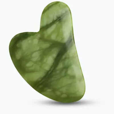 Jade Gua Sha Stone Natural Rose Quartz Face Body Massager Facial Scraper Therapy • £6.49