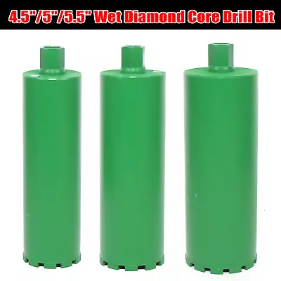 4.5 /5 /5.5    Wet Diamond Core Drill Bit For Concrete Premium Green Series • $44