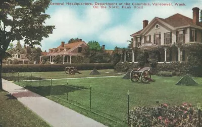 P1415 General Headquarters Vancouver Washington Printed Postcard 1909 • $3.95