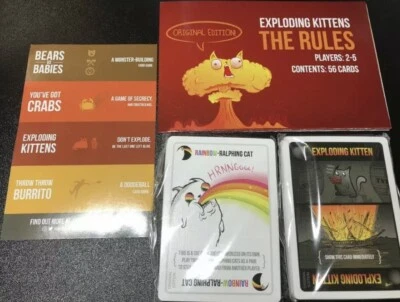 $15 • Buy Brand New -Exploding Kittens Original Edition Card Game (without The Box)