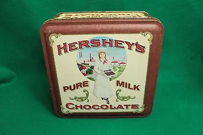 Vintage Edition #2 Hershey's Pure Milk Chocolate Advertising Tin 1992 • $4.95