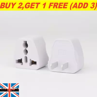 Universal US EU AU Converter To UK HK AC Travel Power Plug Charger Adapter HOT ! • £1.19