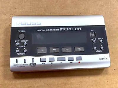 New Roland Boss Micro BR 4-track Digital Pocket Recorder MicroBR SD Case Manual • $139.95