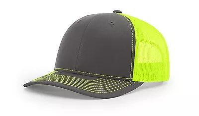 Richardson 112 Trucker Hat Snapback 2-Tone Hat Meshback Hat Trucker Cap - OSFM • $10.95
