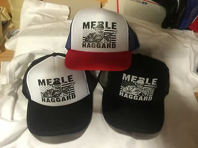 Merle Haggard Hat Kbd Outlaw Country Music Ftw Fugitive Pancho Lefty Dixie Blues • $16