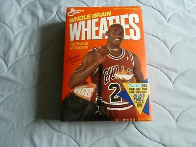 $11.99 • Buy 1992 Wheaties Michael Jordon Box With Fleer Basketball Cards Unopened
