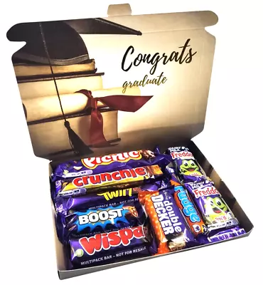 Cadbury Chocolate Freddo Twirl Boost Sweet Gift Box Hamper Graduation Graduate • £7.99