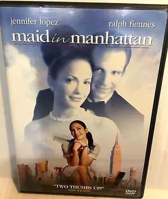 Maid In Manhattan DVD Jennifer Lopez Ships Free Same Day With Tracking • $6.65