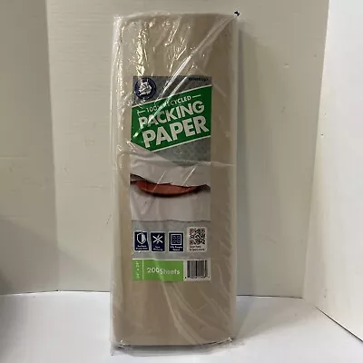 PACKING PAPER 100% RECYCLED 200 SHEETS 24x24  • $30.59