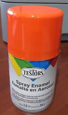 Testors Model Master Gloss COMPETITION ORANGE Enamel Spray Paint Can  3 Oz. 1628 • $8.90