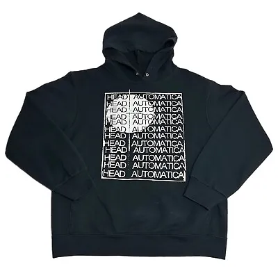 Head Automatica Band Faded Black Hoodie Sweatshirt Size Small • $29.95