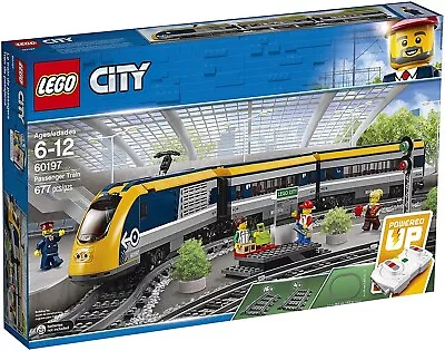 Lego City Town 60197 PASSENGER TRAIN Station Tracks Remote NEW SEALED • $332.49