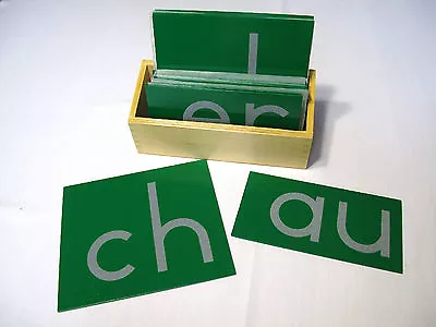 NEW Montessori Language Material - Sandpaper Double Letters Print With Box  • $25.99