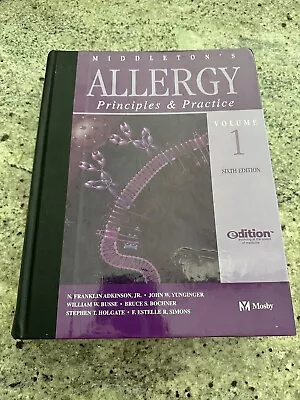 Middleton's Allergy. Principles And Practice: 2 Volume Set 6th Edition • $49