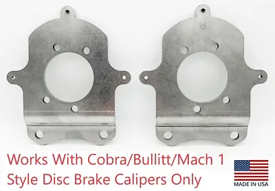 1979-1993 Mustang Rear Disc Brake Adapter Brackets 5 Lug For 94-04 Cobra Caliper • $179.99