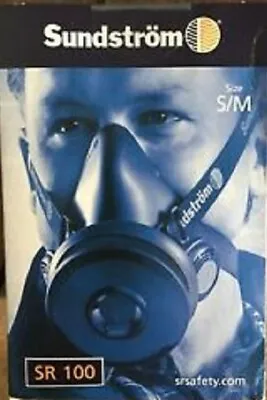 Sundstrom SR 100 Half-Face Respirator Mask Small/Medium With P3 Reusable Filter • £14.95