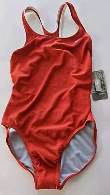 Vintage 2006  Nike Red/Orange  One-Piece Swimsuit Size 12 Large • $39.99