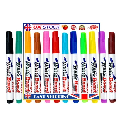 £5.79 • Buy Magical Water Painting Pen Erasable Drawing Whiteboard Floating Pen (4pcs) #gib