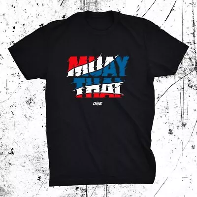 FLASH SALE! Official One Muay Thai Flag Black T-Shirt S-5XL • $20.99