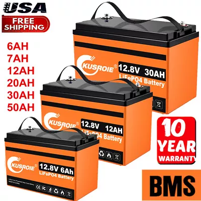 12V 30Ah ~ 6Ah Rechargeable LiFePO4 Lithium Iron Battery 4000+ Cycle RV Scooter • $22.98