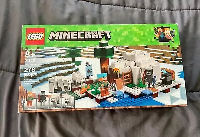 NEW Lego 21142 MINECRAFT The Polar Igloo Sealed Alex 100% Complete Never Opened • $45