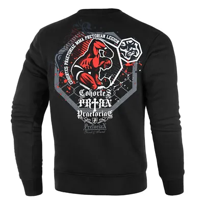 PRETORIAN Sweatshirt Mens Bluza Pit Bull Black Cohortes MMA Vale Tudo Muay Thai • $53.04