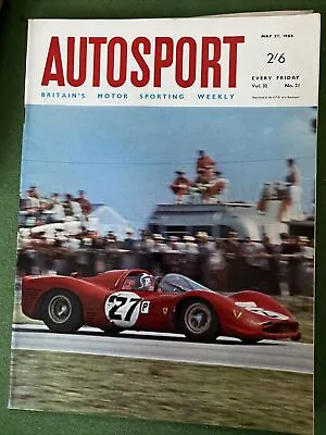 Autosport 27 May 1966 Jackie Stewart BRM Wins Monaco F1 GP Ferrari Spa 1000 • £4