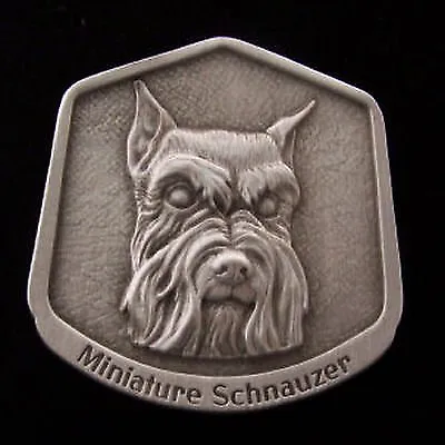 Miniature Schnauzer Fine Pewter Dog Breed Ornament • $19.95