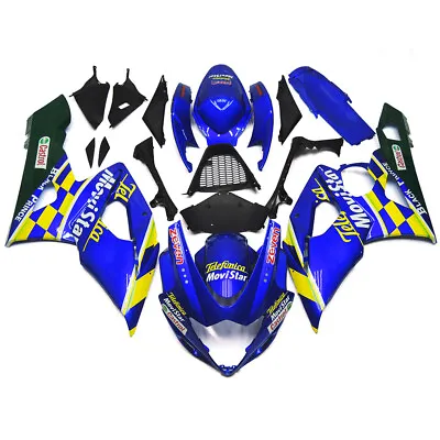 ABS Fairings Kit For Suzuki 2005 2006 GSXR1000 K5 05 06 Body Frame Blue Yellow • $364.85