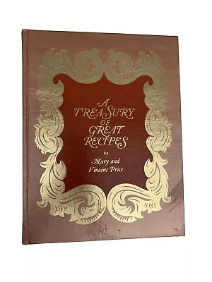 “A Treasury Of Great Recipes  Cookbook Mary & Vincent Price 1965 1st Ed Vintage • $25