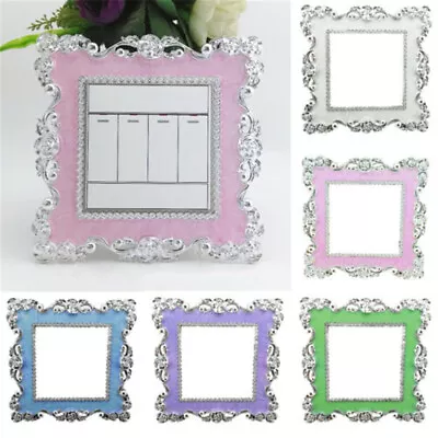 £3.88 • Buy Resin Single Light Switch Surround Socket Finger Plate Cover Home Modern Decor