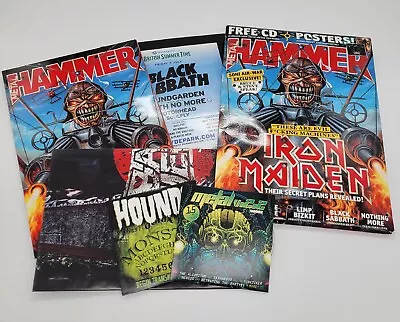 METAL HAMMER 2014 Aug Iron Maiden Baby Metal Poster Magazine Bundle • $22.49