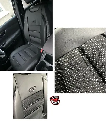 Front Seat Cover Mat Eco Leather & Fabric Volvo S40 S60 S80 Xc40 Xc60 Xc90 • $42.31