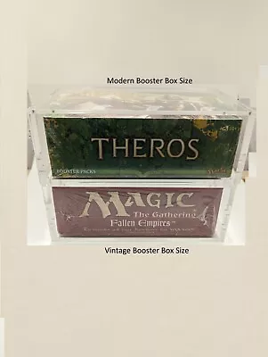 MODERN Magic Booster Box Magnetic Acrylic Case Storage Display MTG Case • $29.99