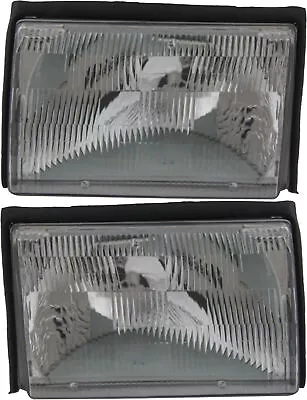 For 1987-1993 Ford Mustang Headlight Halogen Set Driver And Passenger Side • $175.84
