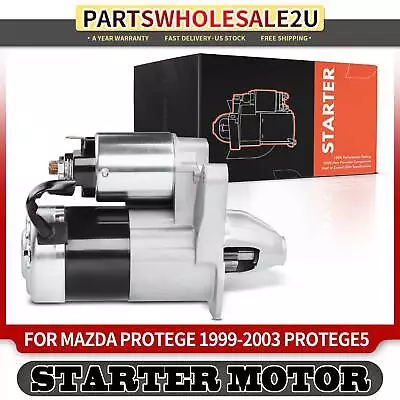 1x Starter For Mazda Protege 99-03 1.8L 2.0L Protege5 02-03 2.0L 1.0kw 12V CW 8T • $61.99