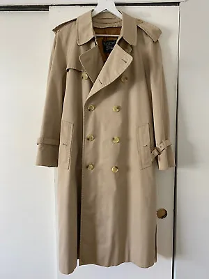 Vintage Burberry Trench Coat Size 48 Short • $279.99