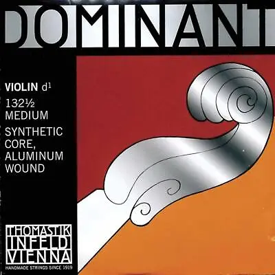 $23.90 • Buy Dominant 1/2 Violin D String - Aluminum/Perlon